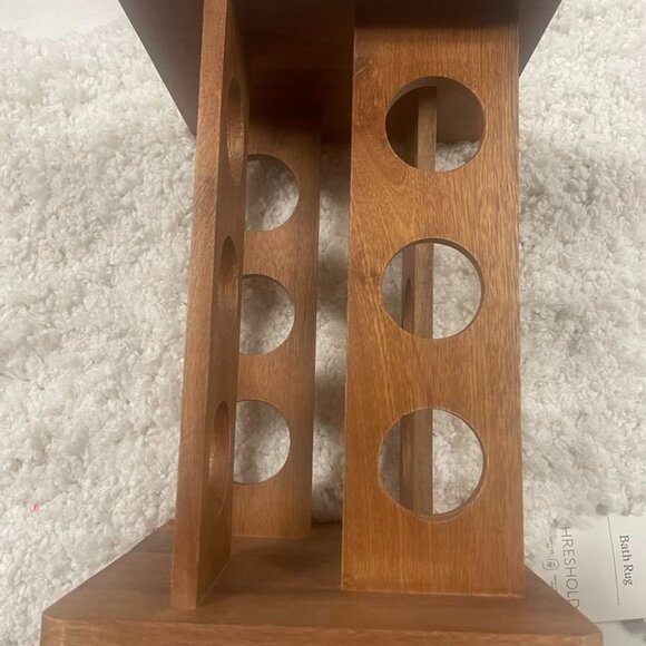 Wood Rotating Spice Rack - Threshold. - Picture 2 of 5